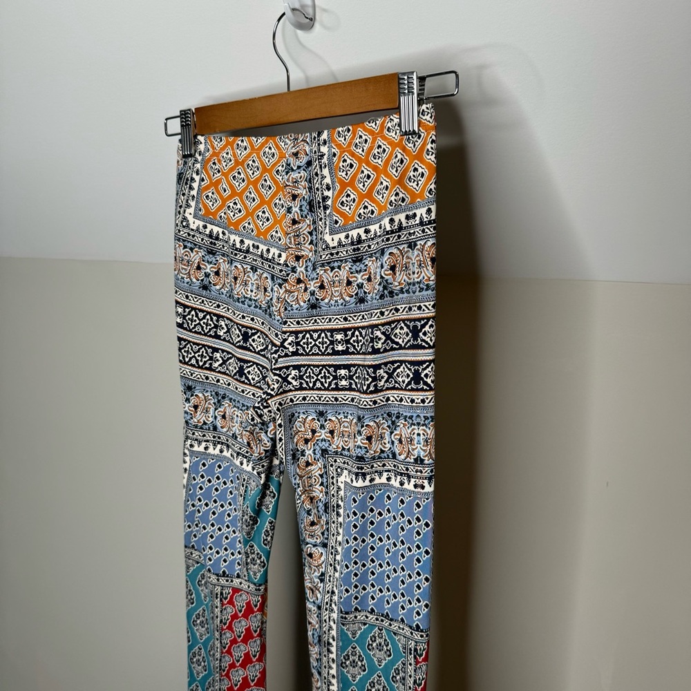 Topshop Patch Geometric Paisley Patterned Wide Le… - image 5